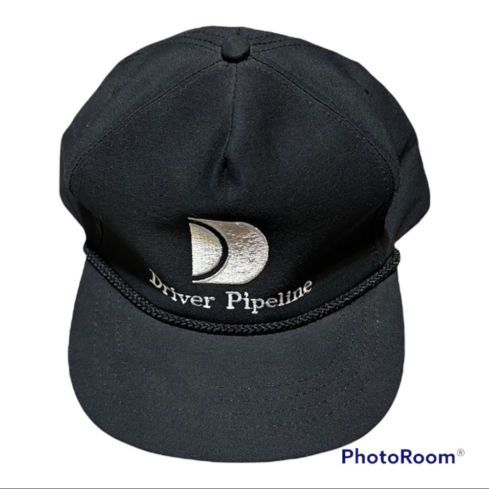 Black Trucker Hat, “Driver Pipeline”